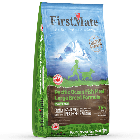 FirstMate LID Pacific Ocean Fish Meal Large Breed Formula Dry Dog Food, 25lb