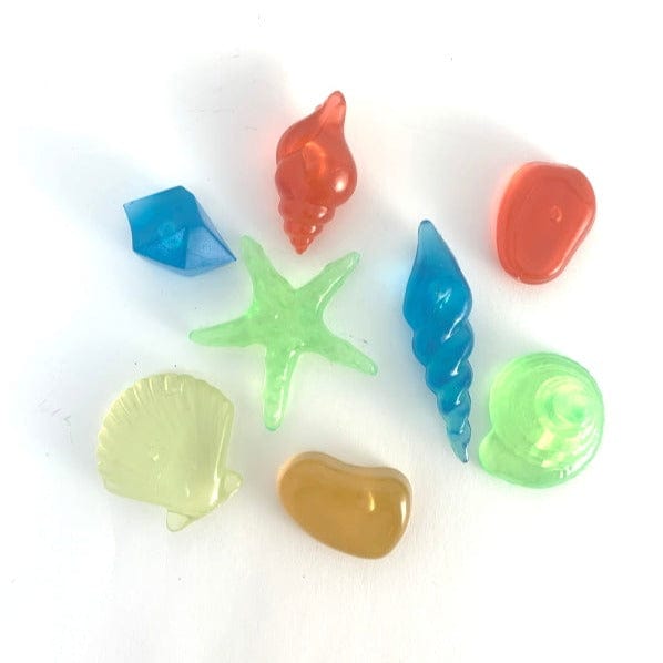 Fish Gear Glowing Stone Aquarium Ornaments (8pc.)