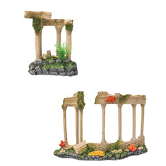 Fish Gear Sunken Ruins Aquarium Ornament;