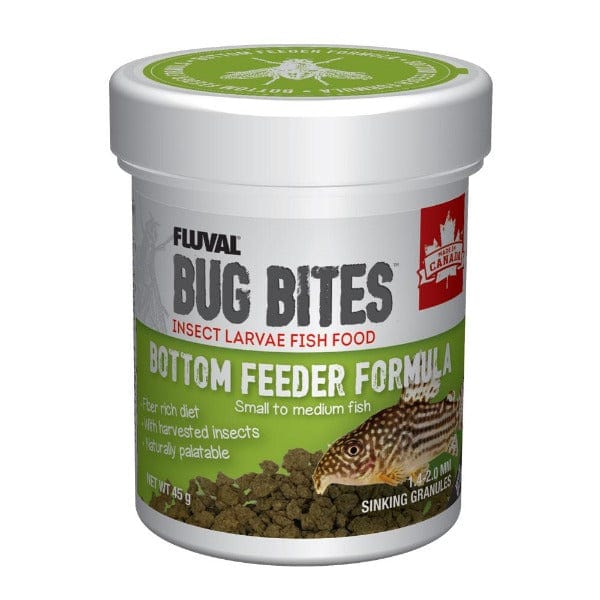 Fluval Bug Bites Sinking Granules Bottom Feeder Formula, 45g