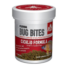 Fluval Bug Bites Slow Sinking Granules Cichlid Formula, 45g