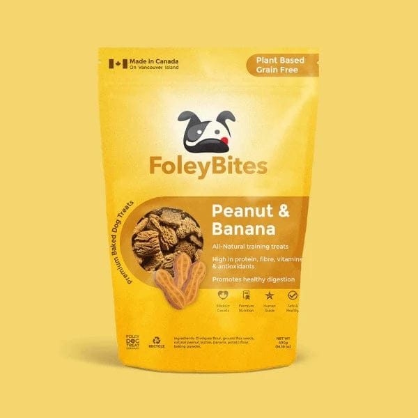 Foley Bites Peanut & Banana Premium Baked Dog Treats