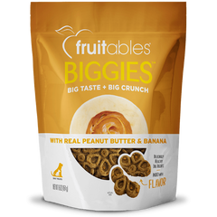 Fruitables Biggies Peanut Butter & Banana Dog Treats