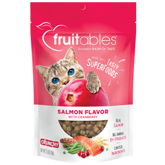 Fruitables Salmon Flavor with Cranberry Cat Treats