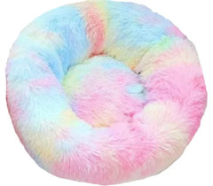 Cozy round bed for large pets