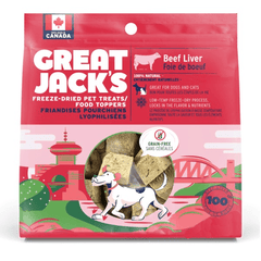 Great Jack's Beef Freeze Dried Dog Treats/Food Toppers