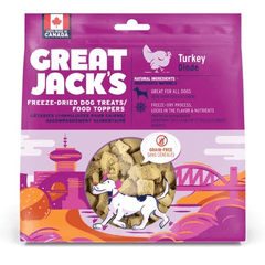 Great Jack's Turkey Freeze Dried Dog Treats/Food Toppers