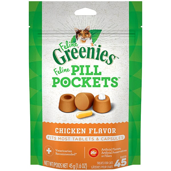 Feline Greenies Chicken Flavour Pill Pockets
