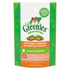 Feline Greenies Smartbites Healthy Indoor Cat Chicken Flavour Treats