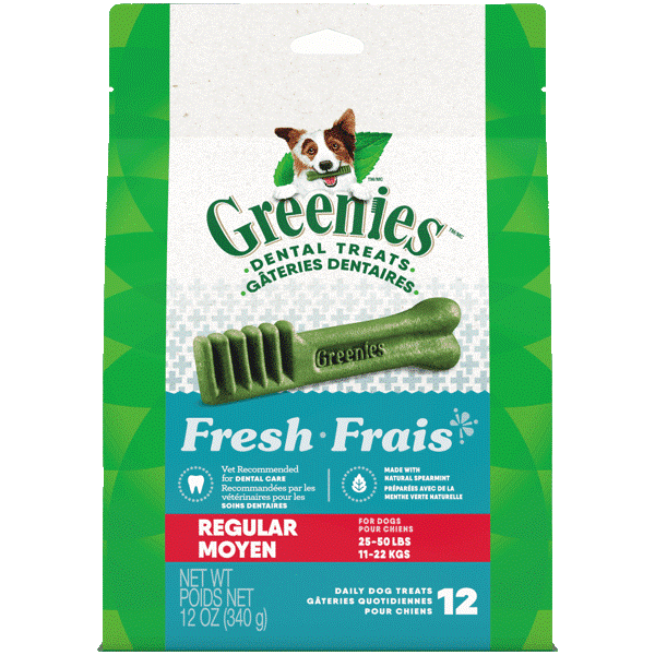 Greenies Fresh Regular Adult Dog Dental Treats, 12oz