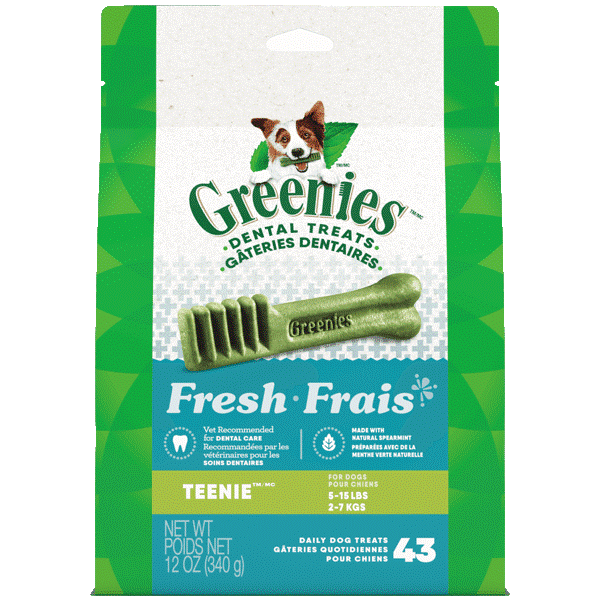 Greenies Fresh Teenie Adult Dog Dental Treats, 12oz