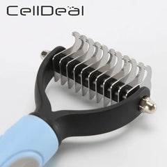 Precision Deshedding Comb: Grooming Tool for Dogs and Cats