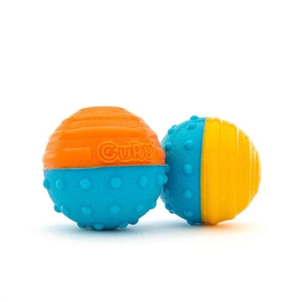 GURU Crunch & Squeak Ball Dog Toy