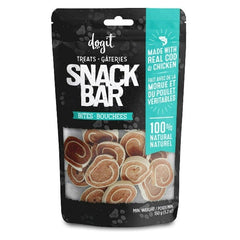 Dogit Snack Bar Bites Dog Treats; Cod & Chicken