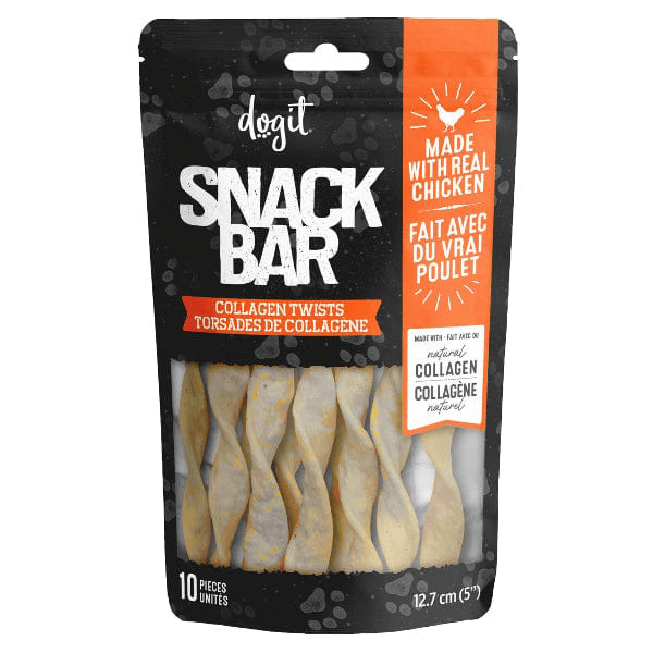 Dogit Snack Bar Chicken Collagen Twists