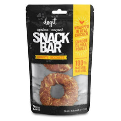 Dogit Snack Bar Donut Dog Treats; Chicken
