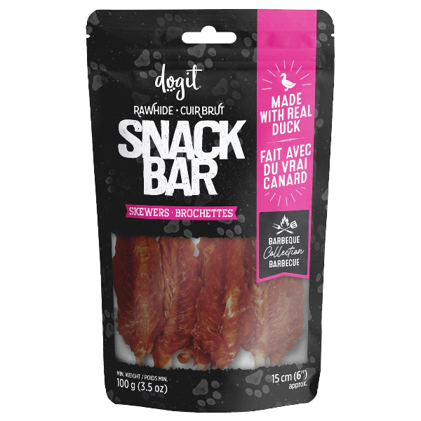 Dogit Snack Bar Duck & Beefhide Skewers