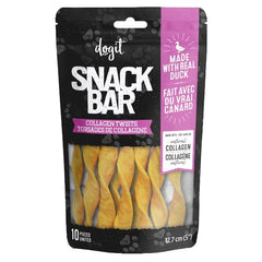 Dogit Snack Bar Duck Collagen Twists