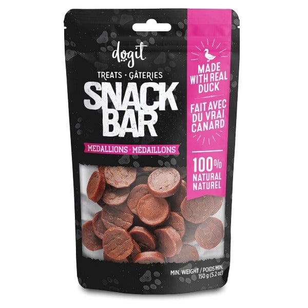 Dogit Snack Bar Medallions Dog Treats; Duck