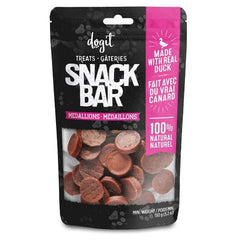 Dogit Snack Bar Medallions Dog Treats; Duck