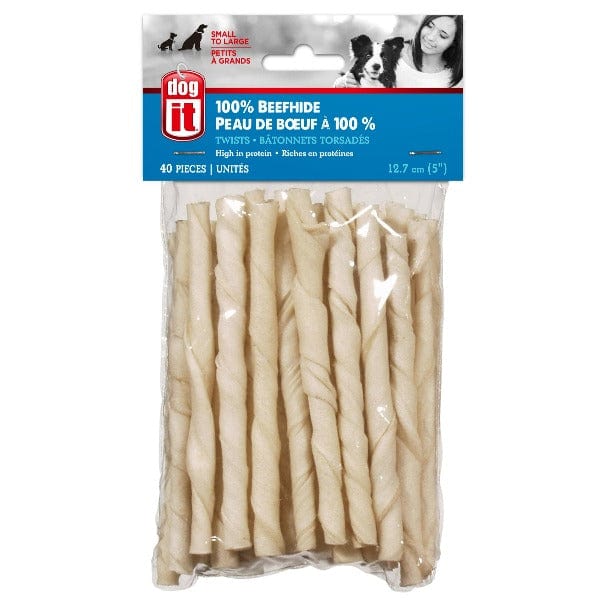 Dogit White Beefhide Chew Sticks Value Pack