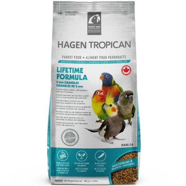 Tropican Lifetime Formula 2mm Granules for Parrots