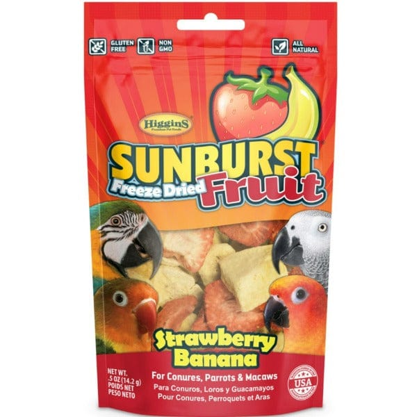 Sunburst Freeze Dried Strawberry Banana for Birds