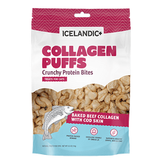Icelandic+ Beef Collagen Puffs with Cod Skin Treats for Cats (SPECIAL ORDER ITEM)