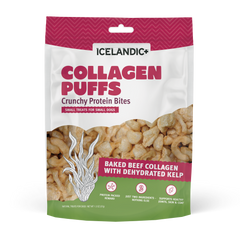 Icelandic+ Beef Collagen Puffs with Kelp Treats for Small Dogs (SPECIAL ORDER ITEM)