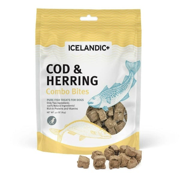 Icelandic+ Cod & Herring Combo Bites Fish Dog Treats