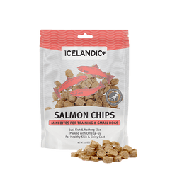 Icelandic+ Salmon Mini Fish Chips Dog Treats