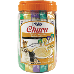 Inaba Churu Chicken Recipe Creamy Purée Cat Treat Variety Jar