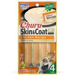 Inaba Churu Skin & Coat Chicken Recipe Creamy Purée Cat Treat