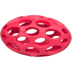 JW Pet Hol-ee Football Rubber Dog Toy