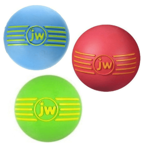JW Pet iSqueak Rubber Ball for Dogs