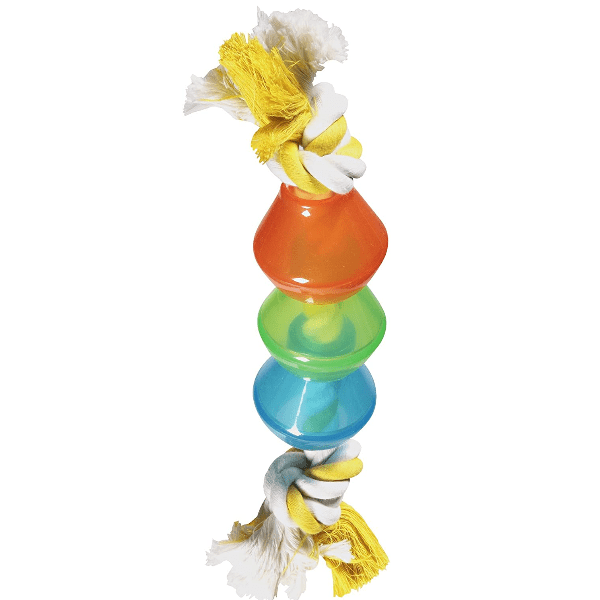 JW Treat Pods Rope Toy