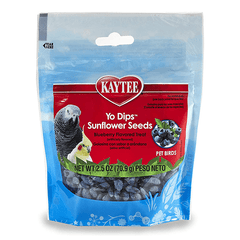 Kaytee Yo Dips Sunflower Seeds Blueberry Flavored Treat for Birds