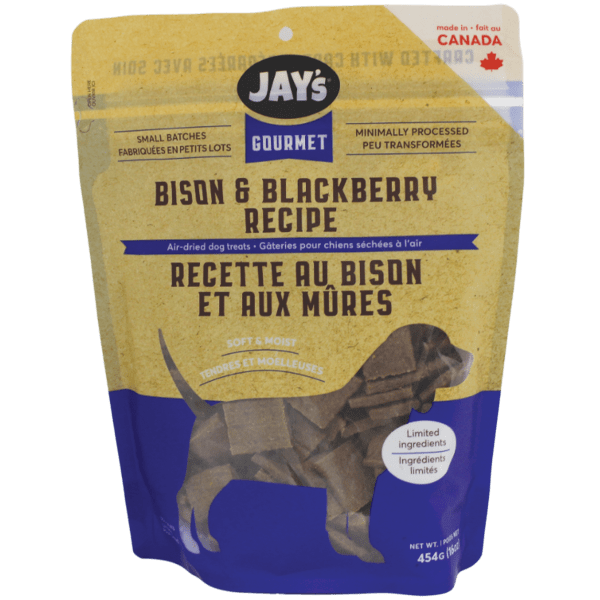 Jay's Gourmet Bison & Blackberry Recipe Dog Treats