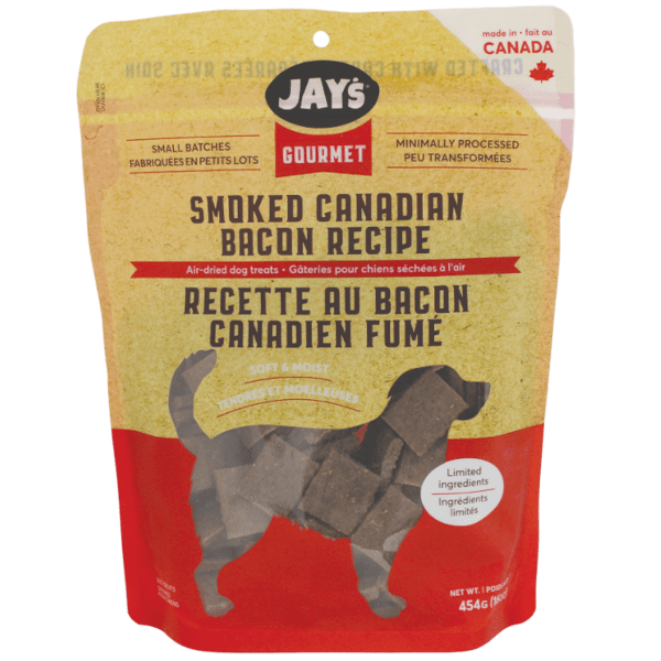 Jay's Gourmet Smoked Canadian Bacon Recipe Dog Treats
