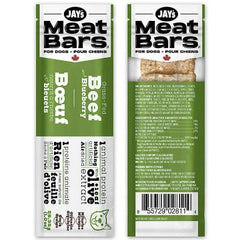 Jay's Meat Bars For Dogs; Beef & Blueberry