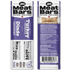 Jay's Meat Bars For Dogs; Turkey & Cranberry