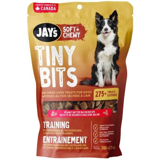 Jay's Soft + Chewy Tiny Bits Training Peanut Butter Bacon Dog Treats