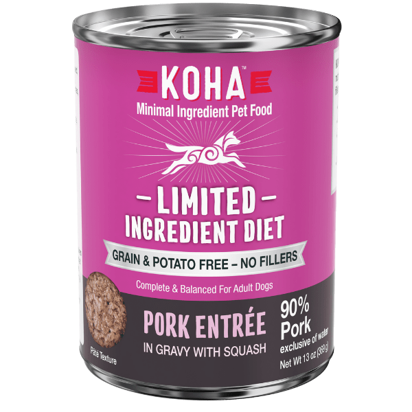 KOHA LID Pork Entrée Canned Dog Food