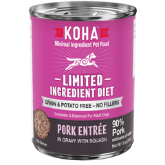 KOHA LID Pork Entrée Canned Dog Food