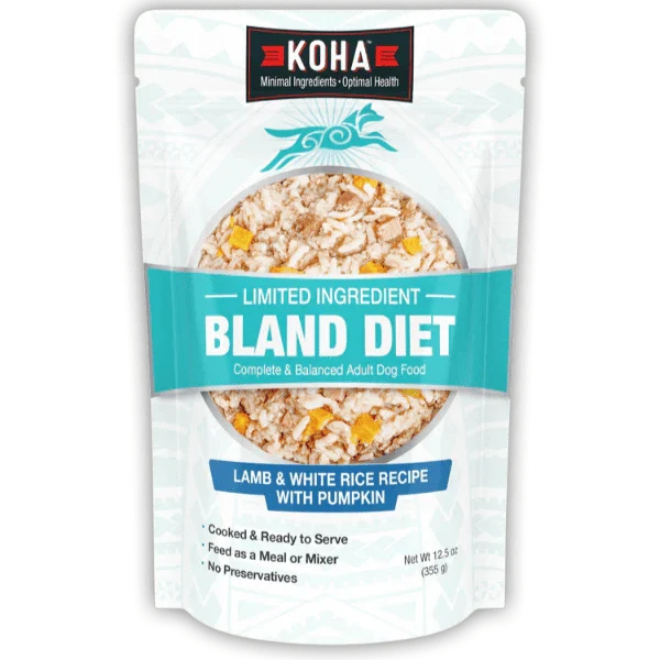 KOHA Limited Ingredient Bland Diet Lamb & White Rice Recipe for Dogs