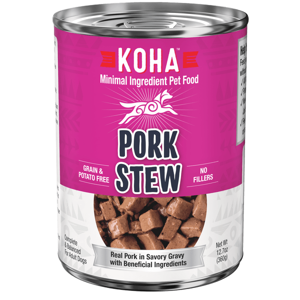 KOHA Pork Stew Canned Dog Food