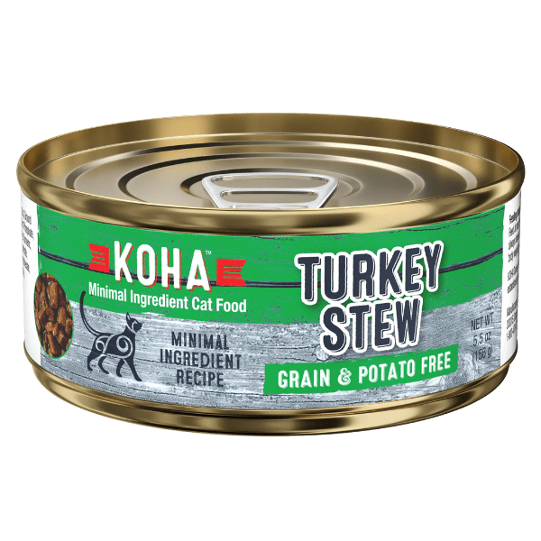 KOHA Turkey Stew Canned Cat Food, 5.5oz