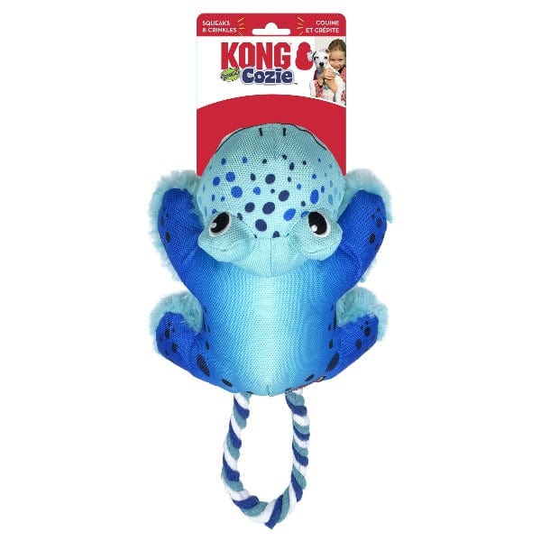 KONG Cozie Tuggz Frog Dog Toy