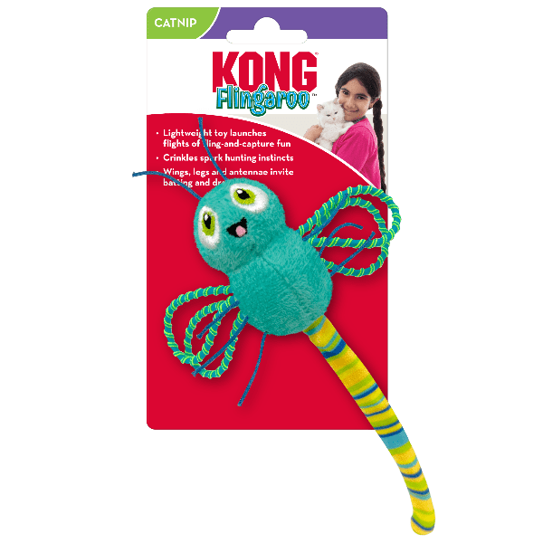 KONG Flingaroo Dragonfly Cat Toy