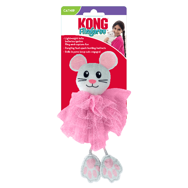 KONG Flingaroo Tutu Cat Toy
